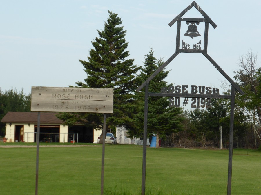 Rose Bush School District 2192, 1926-1962,  Saskatchewan,  South of Naicam on Highway 6,Town of Naicam locates at Northwest section 2 township 40 range 18 west of the second meridian,  